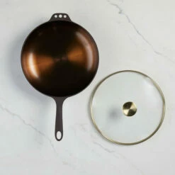 Smithey Ironware No. 11 Deep Cast Iron Skillet W/ Glass Lid -Atlanta Grill Company Shop 04212022 SmitheyNewProduct STUDIO2945 small 540x 87af78e0 810f 454a 8a21 1816acb4383f