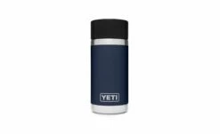 YETI Rambler 12 Oz Bottle With Hotshot Cap -Atlanta Grill Company Shop 190008 Website Assets Studio 12oz Bottle Navy Front Ablation Side 1680x1024 1