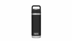 YETI Rambler 18 Oz Bottle With Chug Cap -Atlanta Grill Company Shop 191416 Chug Inline Campaign Website Assets Rambler 18oz Bottle Chug Cap Front Black 795x450 1