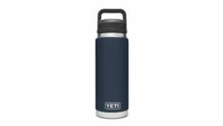 YETI Rambler 26 Oz Bottle With Chug Cap -Atlanta Grill Company Shop 191416 Chug Inline Campaign Website Assets Rambler 26oz Bottle Chug Cap Front Navy 795x450 1