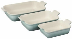 Le Creuset Heritage 3-Piece Rectangular Baking Dish Set -Atlanta Grill Company Shop 19202pre 2bd31f9700afb36