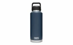 YETI Rambler 46 Oz Bottle With Chug Cap -Atlanta Grill Company Shop 200566 Drinkwater Product Launch 46oz Bottle Front Navy 1680x1024 1