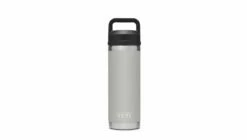 YETI Rambler 18 Oz Bottle With Chug Cap -Atlanta Grill Company Shop 200614 Rambler 18oz Bottle Chug Cap Front Granite Gray 795x450 1