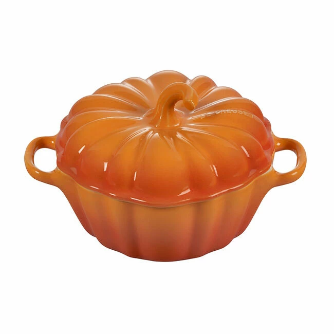 Le Creuset Pumpkin Mini Cocotte 7 Le Creuset Pumpkin Mini Cocotte - Image 5