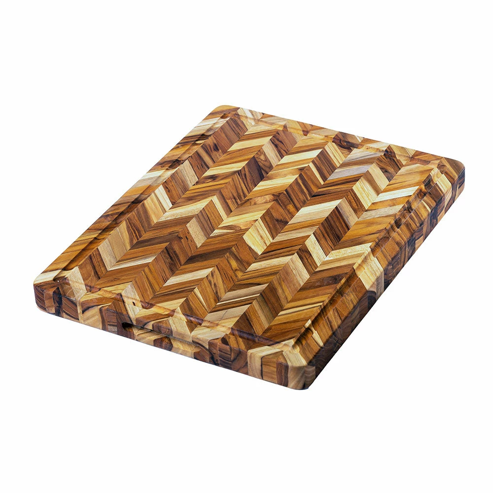 Teakhaus 323 Herringbone Cutting Board (L) 3 Teakhaus 323 Herringbone Cutting Board (L)