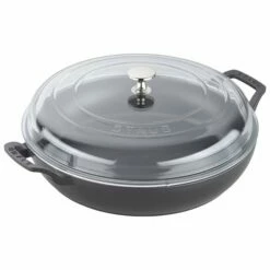 Staub 3.5 Qt. Braiser W/ Glass Lid -Atlanta Grill Company Shop 40501 983 0 1