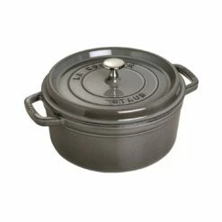 Staub Round Cocotte 5.5 QT -Atlanta Grill Company Shop 40509 312 1