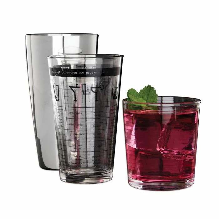 Harold Imports Co Bar Boston Cocktail Shaker With Recipes 4 Harold Imports Co Bar Boston Cocktail Shaker With Recipes - Image 2