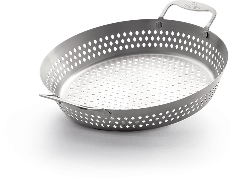 Napoleon Stainless Steel Grilling Wok 56027 3 Napoleon Stainless Steel Grilling Wok 56027
