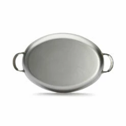 De Buyer MINERAL B Carbon Steel Oval Roasting Pan 9 De Buyer MINERAL B Carbon Steel Oval Roasting Pan -Atlanta Grill Company Shop 5651 36 packshot 5