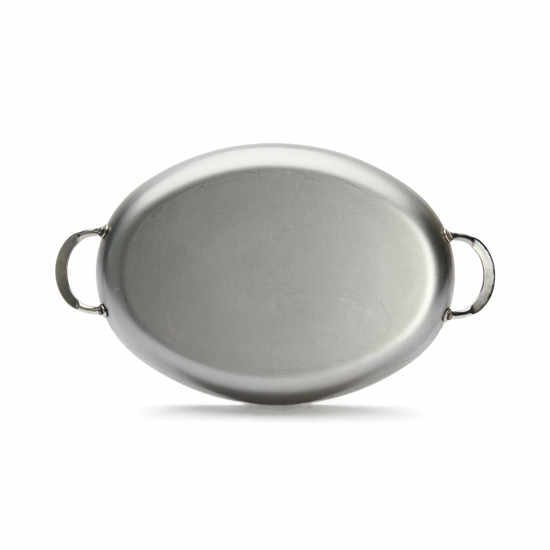 De Buyer MINERAL B Carbon Steel Oval Roasting Pan 5 De Buyer MINERAL B Carbon Steel Oval Roasting Pan - Image 3