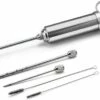 Outset 6-Piece Stainless Steel Meat Injector