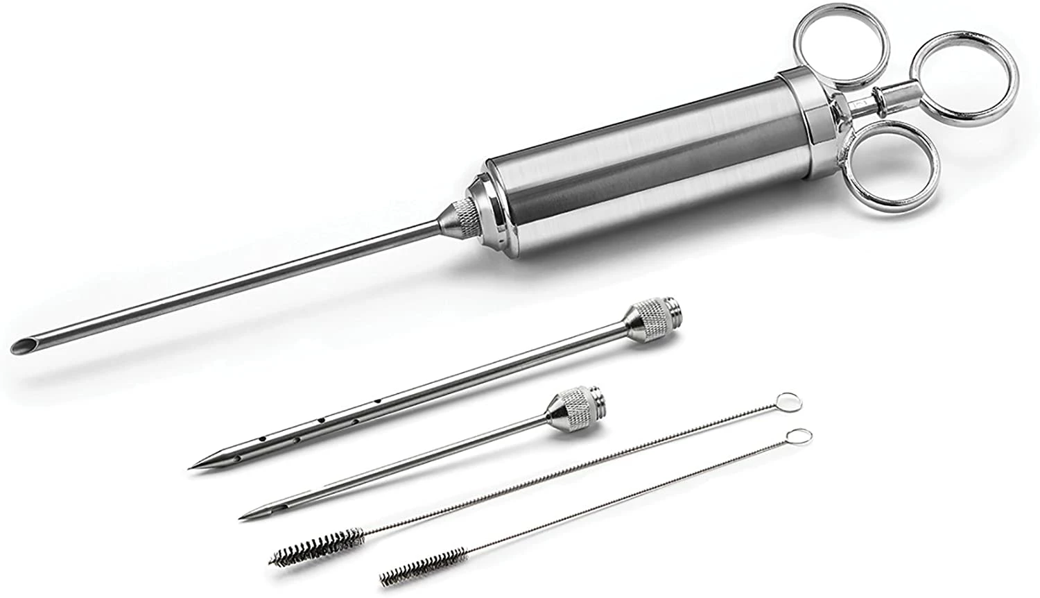 Outset 6-Piece Stainless Steel Meat Injector 3 Outset 6-Piece Stainless Steel Meat Injector