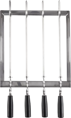 Napoleon PRO Stainless Steel Rotating Skewer Rack 70014