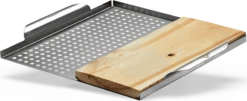 Napoleon Stainless Steel Multi-functional Topper With Cedar Plank 70026