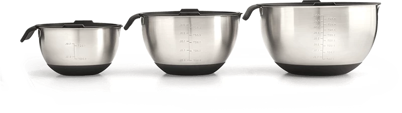 Napoleon 3 Piece Marinating Bowl Set 70042 3 Napoleon 3 Piece Marinating Bowl Set 70042