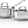 Napoleon Stainless Steel 2-Piece Saucepan Set 70046 2 Napoleon Stainless Steel 2-Piece Saucepan Set 70046 -Atlanta Grill Company Shop 70046 Sauce Pans opt2 side 800px