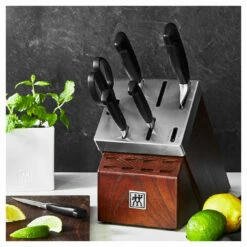 Zwilling Four Star 7pc Self Sharpening Knife Block Set -Atlanta Grill Company Shop 750030962