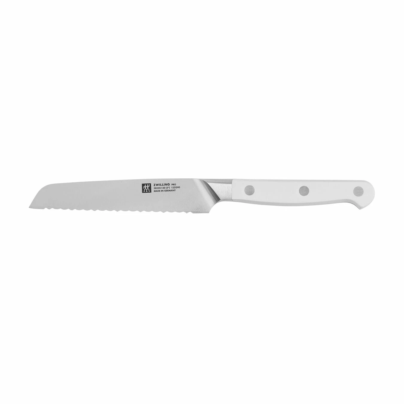 Zwilling Pro Le Blanc 5" Serrated Utility Knife 3 Zwilling Pro Le Blanc 5" Serrated Utility Knife