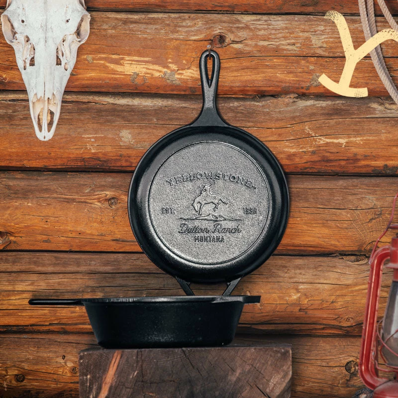 Lodge Yellowstone™ Seasoned Cast Iron Bucking Bronco Combo Cooker 4 Lodge Yellowstone™ Seasoned Cast Iron Bucking Bronco Combo Cooker - Image 2
