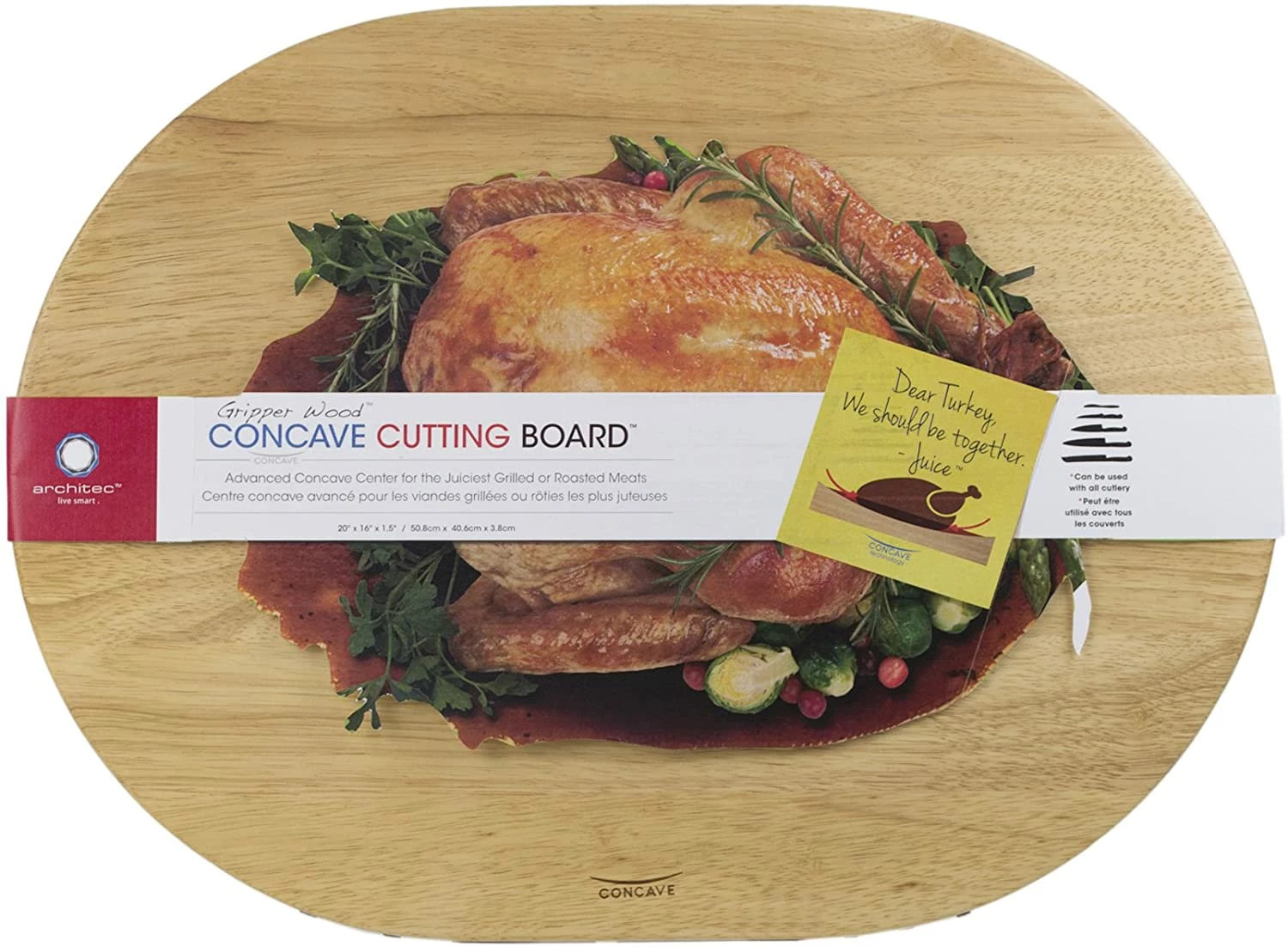 Architec® Gripperwood™ XL Concave Board Natural Beechwood 3 Architec® Gripperwood™ XL Concave Board Natural Beechwood