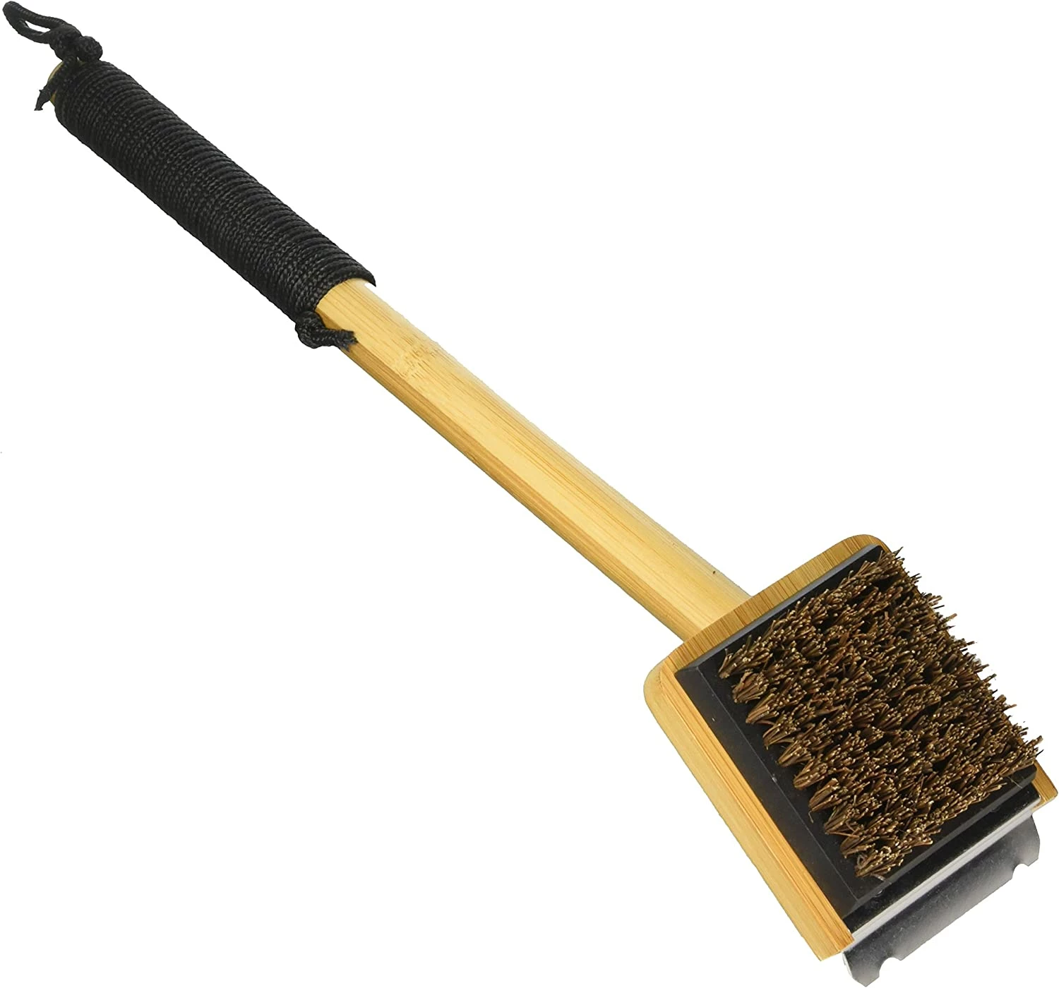Charcoal Companion Safe-Scrub Bamboo Grill Brush 4 Charcoal Companion Safe-Scrub Bamboo Grill Brush - Image 2