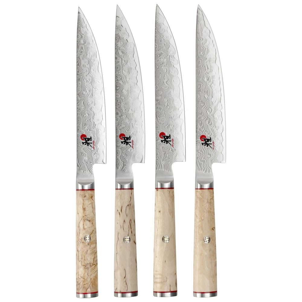 Miyabi Birchwood 4-Piece 5.5" Steak Knife Set 3 Miyabi Birchwood 4-Piece 5.5" Steak Knife Set