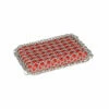 Lodge Silicone & Chainmail Scrubbing Pad, Red 1 Lodge Silicone & Chainmail Scrubbing Pad, Red -Atlanta Grill Company Shop ACM10R41