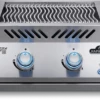 Napoleon Built-in 700 Series Dual Infrared Burner -Atlanta Grill Company Shop BIB18IR Drop In Prod Str Burner Opn Knobs Lit 800px