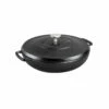 Lodge Blacklock *17* Triple Seasoned Cast Iron 4QT Braiser With Lid -Atlanta Grill Company Shop BL17BR 4N8A1505