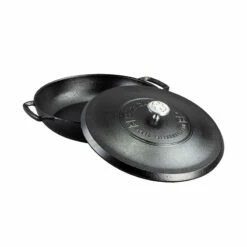 Lodge Blacklock *17* Triple Seasoned Cast Iron 4QT Braiser With Lid -Atlanta Grill Company Shop BL17BR 4N8A1507