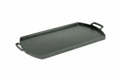Lodge Blacklock *77* 10 X 20 Inch Triple Seasoned Cast Iron Double Burner Griddle -Atlanta Grill Company Shop BL77DG 9W2A2363