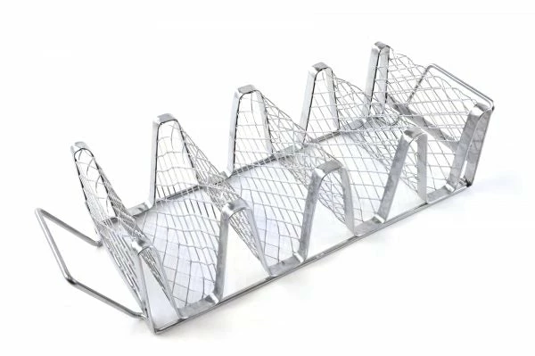 Charcoal Companion Stainless Steel Taco Rack 3 Charcoal Companion Stainless Steel Taco Rack