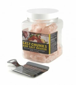 Charcoal Companion Himalayan Salt Chunks With Salt Grater