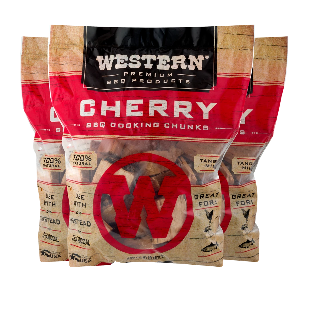 Western Cherry BBQ Cooking Chunks 3 Western Cherry BBQ Cooking Chunks