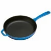 Lodge Enamel 11 Inch Blue Skillet, Interior Matte Black Enamel 2 Lodge Enamel 11 Inch Blue Skillet, Interior Matte Black Enamel -Atlanta Grill Company Shop EC11S33 L