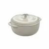 Lodge 6 Quart Enameled White Dutch Oven, Oyster