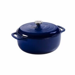 Lodge 6 Quart Enameled Dutch Oven, Indigo