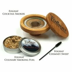 Foghat™ Cocktail Smoker W/ Bourbon Barrel Oak Sampler -Atlanta Grill Company Shop Foghat