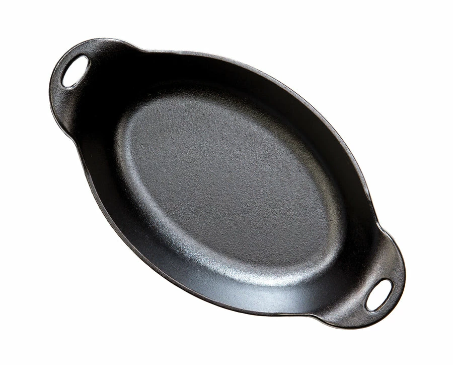 Lodge Heat-Treated 36 Ounce Oval Cast Iron Server 4 Lodge Heat-Treated 36 Ounce Oval Cast Iron Server - Image 2