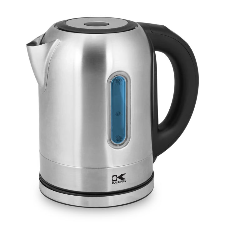 Kalorik Stainless Steel Color Changing LED Electric Kettle 3 Kalorik Stainless Steel Color Changing LED Electric Kettle