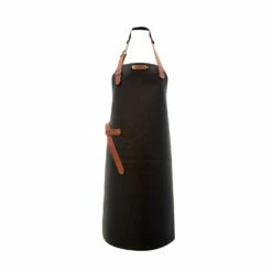 Xapron Kansas Leather Apron -Atlanta Grill Company Shop Kansas Black Full Apron