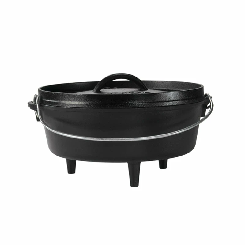 Lodge 14 Inch / 10 Quart Cast Iron Deep Camp Dutch Oven 3 Lodge 14 Inch / 10 Quart Cast Iron Deep Camp Dutch Oven