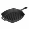 Lodge 10.5 Inch Square Cast Iron Grill Pan, Fits 10 Inch Square Glass Lid 2 Lodge 10.5 Inch Square Cast Iron Grill Pan, Fits 10 Inch Square Glass Lid -Atlanta Grill Company Shop L8SGP3 L