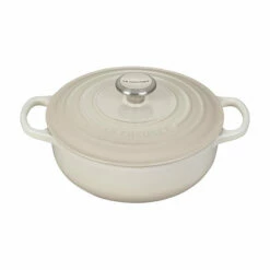 Le Creuset Sauteuse -Atlanta Grill Company Shop LS2598 24716SS meringue