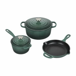 Le Creuset 5-Piece Signature Cast Iron Set 19 Le Creuset 5-Piece Signature Cast Iron Set -Atlanta Grill Company Shop MS1605 795SS