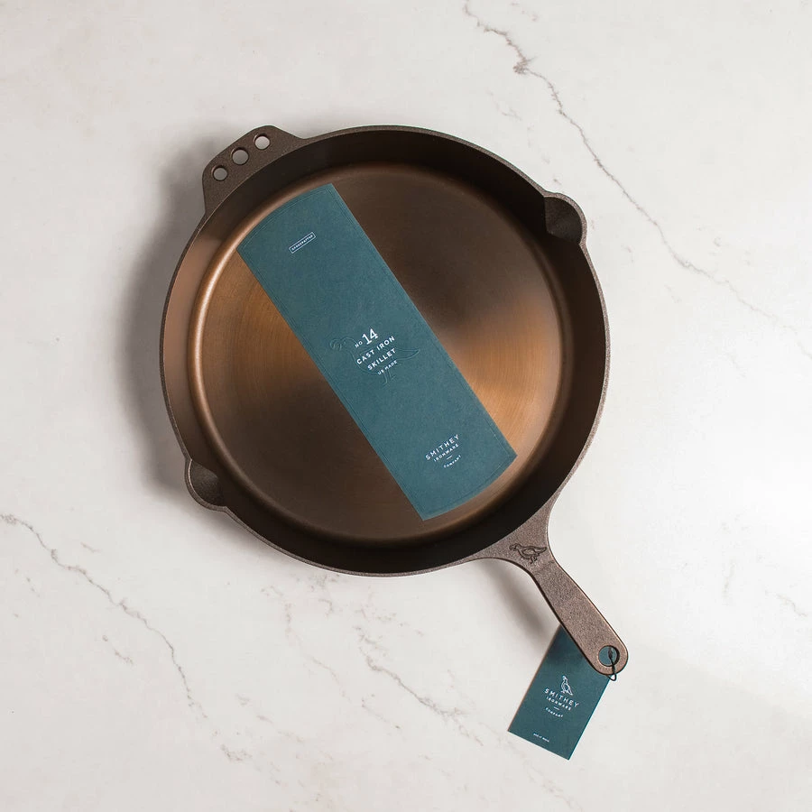 Smithey Ironware No. 14 Traditional Cast Iron Skillet 3 Smithey Ironware No. 14 Traditional Cast Iron Skillet