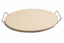 Pizzacraft 15" Round Pizza Stone With Wire Frame