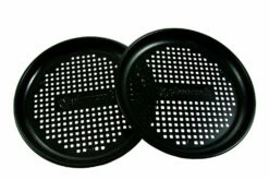 Pizzacraft 8" Porcelain-Coated Personal Pizza Pan – Set Of 2