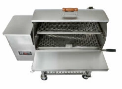 Stainless Steel Maverick 850 Wood Pellet Grill -Atlanta Grill Company Shop Pitts and Spitts0173